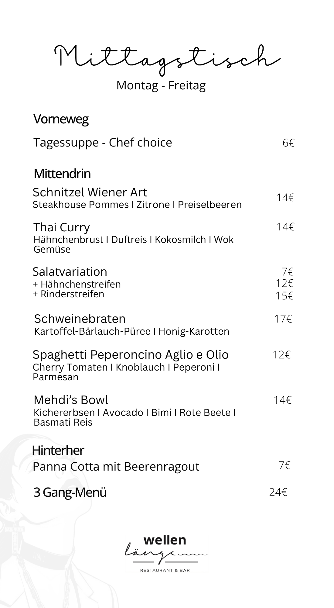 Mittagstisch ab KW 12