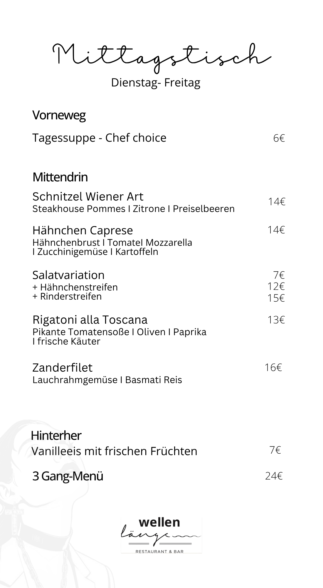 Mittagstisch ab dem 21.04.2026